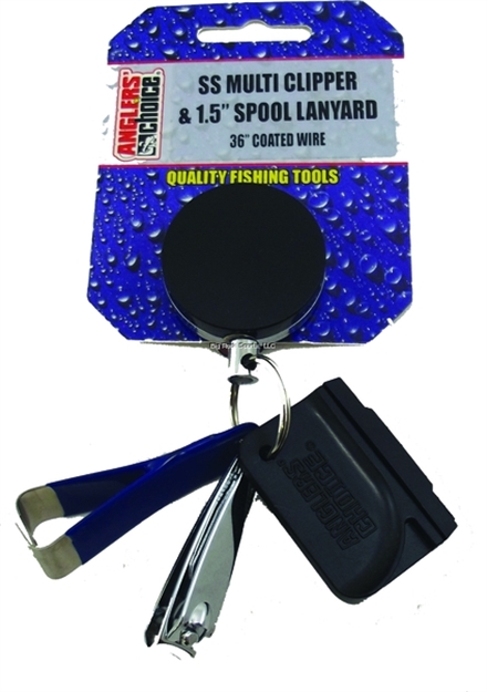 Picture of Anglers Choice Lanyard W/Jig Eye Buster Multi Clipper Sharpener 1Pk