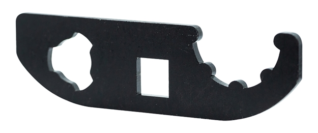 Picture of  Angstadt Arms Aa093lbcwr 3 Lug Wrench  Made OF Steel With Black Nitride Finish & 1/2" Opening For Angstadt  Arms QD Blast Shield 853427007615
