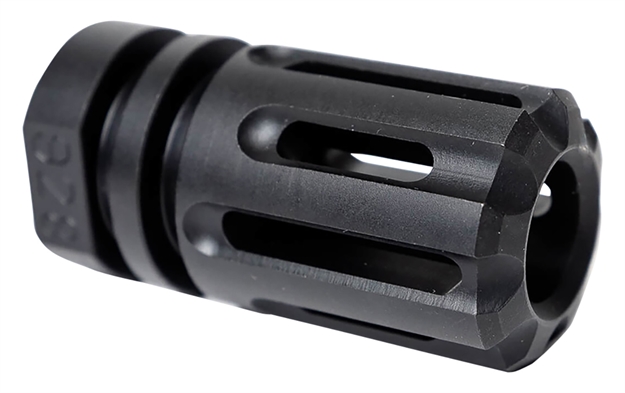 Picture of  Angstadt Arms Aaf09hhb28 Flash Hider  Black Hardcoat Anodized Steel With 1/2"-28 Tpi Threads 1.75" Oal For 9Mm Luger 853427007769