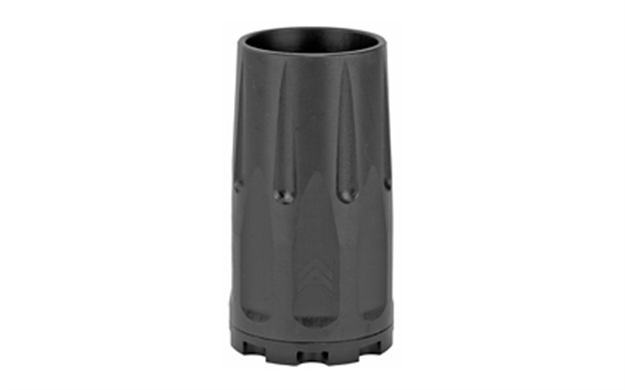Picture of  Angstadt Arms Aa093lbc01 Blastwave Blast Shield Black Hardcoat Anodized Steel With 2.50" Oal For 9Mm Luger 3-Lug Attachments 853427007455