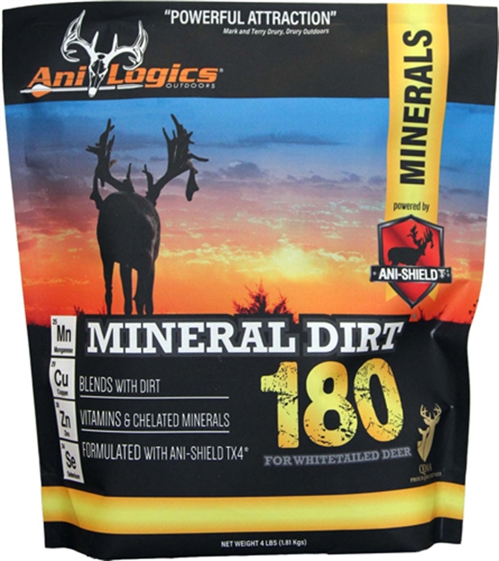 Picture of Ani-Logics Outdoors Mineral Dirt 180 4Lb W/Ani-Shield Technology 30704