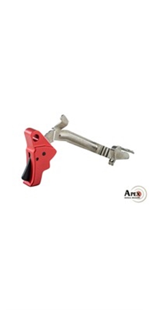 Picture of Apex Action Enhancement Trigger W/Gen 3 Trgr Bar Glock&Reg; Red
