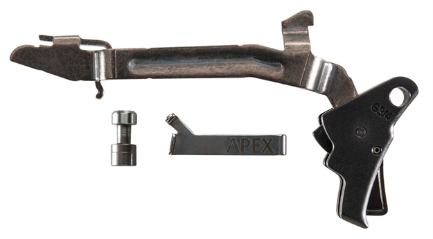 Picture of  Apex Tactical 102115 Action Enhancement  Black Drop-In Trigger Compatible W/Gen3-4 Glock 17/17L/19/22-27/31-35 856008005826