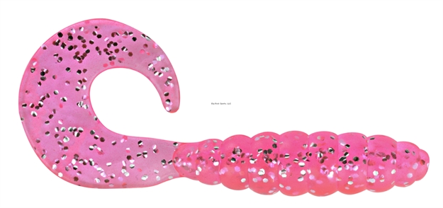 Picture of Apex Curly Tail 3" Pink/Silver Flake