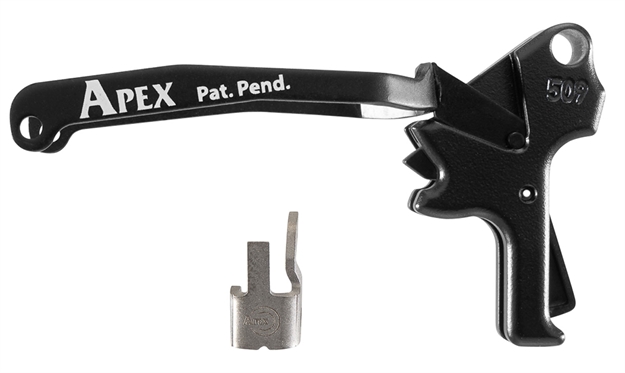 Picture of Apex Tactical 119125 Action Enhancement  Black Drop-In Trigger Fits FN 509 119-125