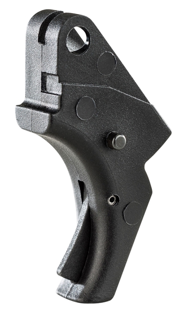 Picture of Apex Tactical 100026 Action Enhancement  Black Curved Trigger Drop-In Fits S&W M&P 100-026