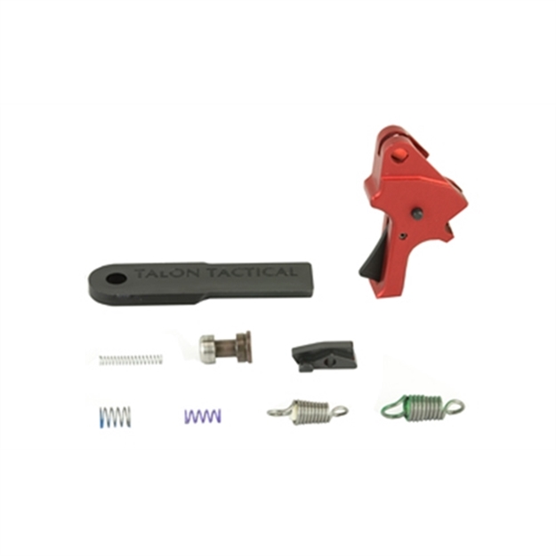 Picture of  Apex Tactical 100055 Forward Set Sear & Trigger Kit Red Flat Trigger Fits S&W M&P