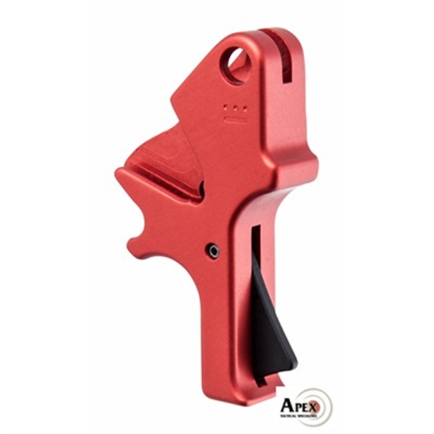 Picture of Apex Red Flat Faced Forward Set Trigger M&P
