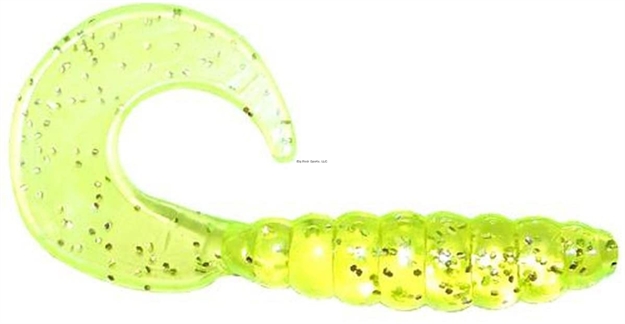 Picture of Apex Rigged Grubs 1/8Oz Chartreuse Glitter 5Pk