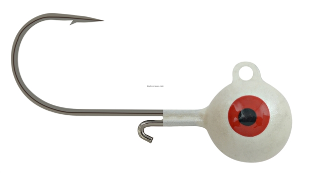 Picture of Apex Round Head Jig 1/8Oz  White