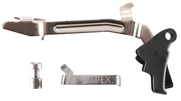 Picture of Apex Tactical 102P115 Action Enhancement  Slim Black Drop-In Compatible W/Glock Gen3-4 17/19/22-27/31/32/33/34/35 102-P115 854751007494