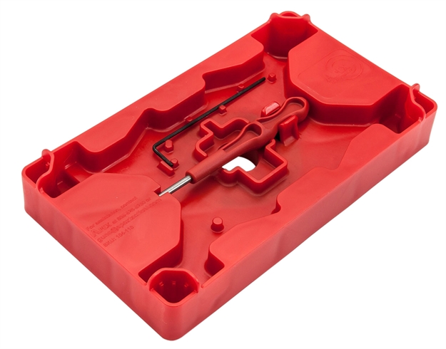 Picture of  Apex Tactical 104110 Armorer's Tray & Pin Punch  Red Polymer Pistol