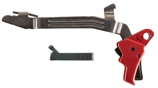 Picture of Apex Tactical 102156 Action Enhancement  Red Drop-In Trigger Compatible W/Glock 17/19/19X/26/34/45 Gen5 102-156