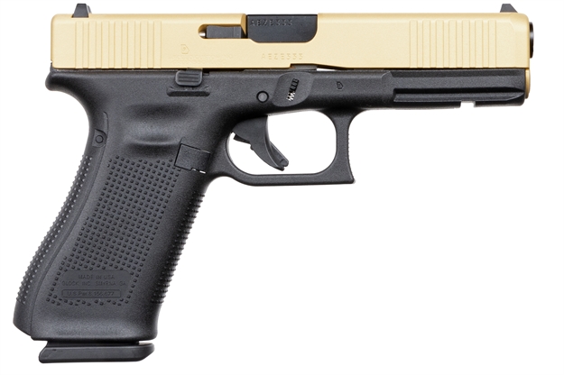 Picture of Apollo Custom|Glock 17G5 9Mm 17Rd Gold Slide ACG-57017