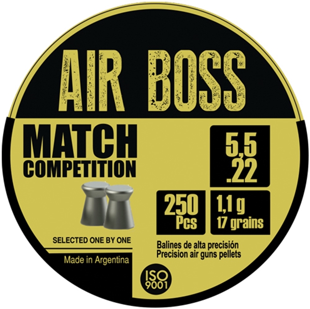 Picture of Apolo Pellets Apolo .22 Air Boss Match 17 Grain 250 Pack E30302 0763571840238