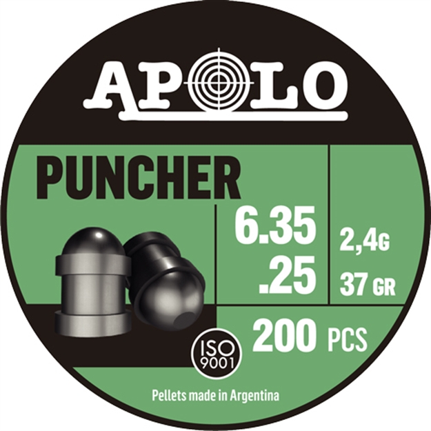 Picture of Apolo Pellets Apolo .25 Puncher 37Gr 200 Pack E19972 0763571840702