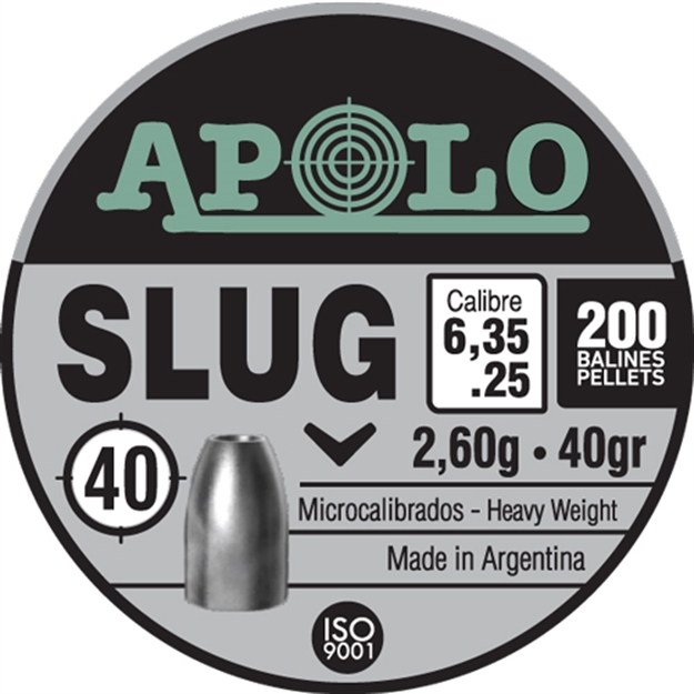 Picture of Apolo Pellets Apolo 25 Slug 40 Grain 200 Pack E19304