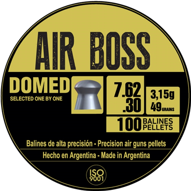 Picture of Apolo Pellets Apolo 30 Air Boss Domed 49 Grain 100 Pack E30201 0763571840108