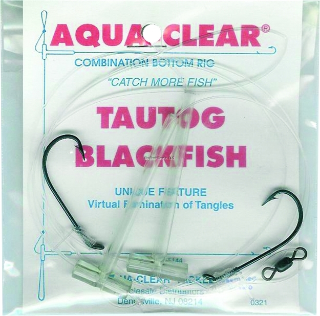Picture of Aqua Clear Hi/Lo Rig Tautog/ Blackfish #5 Virginia Hooks 9" Leads 70Lb Test