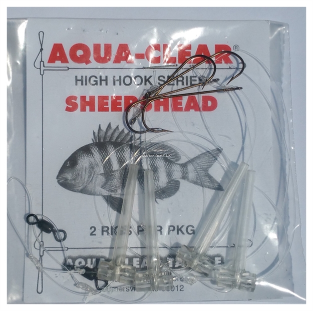 Picture of Aqua Clear Sheephead Rig 18" Leader Sz1 Hook 2Pk