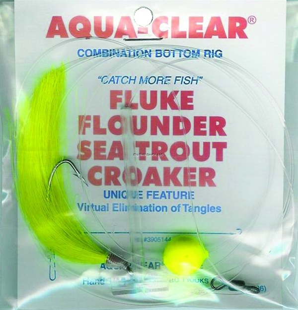 Picture of Aqua Clear Single Leader Fluke/Flounder/Trout Cht Float/Cht Hair 2/0 Sswg Hooks