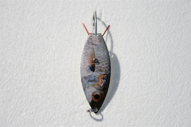 Picture of Aqua Dream Live Bait Weedless Willow Spoon, 3/8 Oz, Silver Mullet