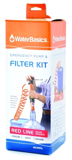 Picture of Aquam Waterbasics Pump & Filter Red