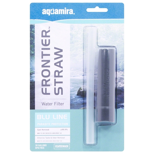 Picture of Aquamira Frontier Filter Straw Blu-30