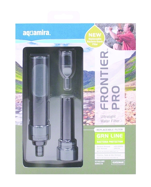 Picture of Aquamira Frontier Pro Ultralight Water Filter Grn-Iii-50