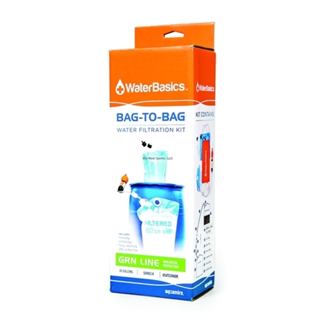 Picture of Aquamira Waterbasics Bag-To-Bag Water Filtration Kit Grn-Ii-80