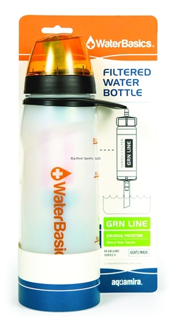 Picture of Aquamira Waterbasics Filtered Water Bottle Grn-1I-80