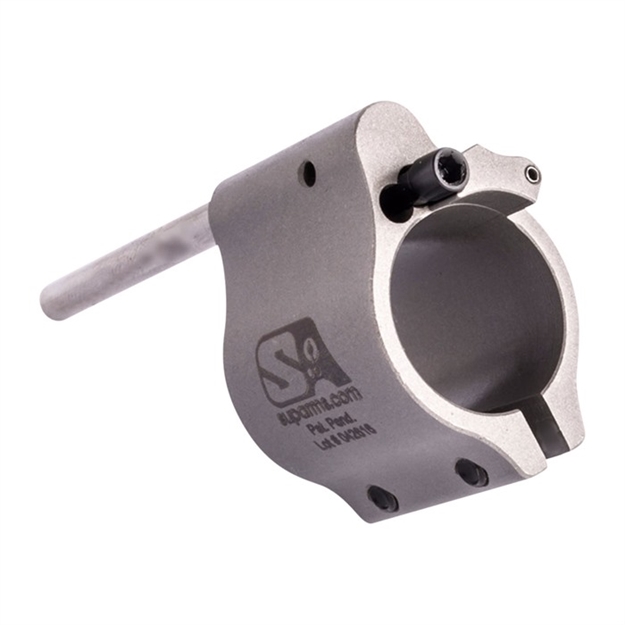 Picture of Ar-15 Adjustable Gas Block .750'' Clamp ON Stainless Steel
