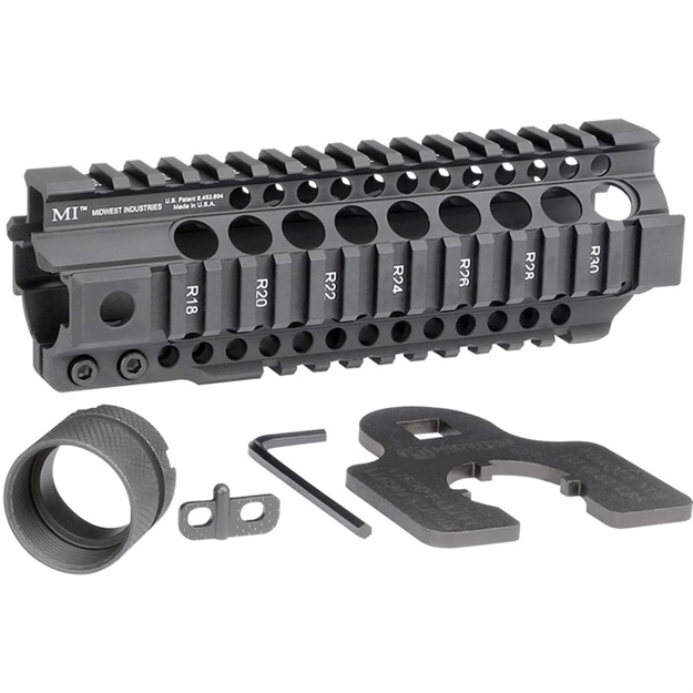 Picture of Midwest Industries Handguard Crt Picatinny 7.25" Fits Ar-15 MICRT725 812102031062