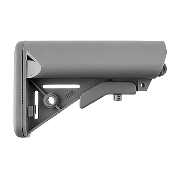 Picture of Ar-15 Enhanced Sopmod Stock Collapsible Mil-Spec Gray