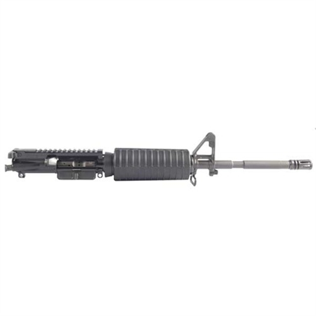 Picture of Spikes Stu5025m4s Complete Upper  5.56X45mm Nato 16" Black Phosphate Barrel, 7075-T6 Aluminum Black Receiver, M4 Double Head Shield Handguard For M4 Carbine STU5025-M4S 815648021030