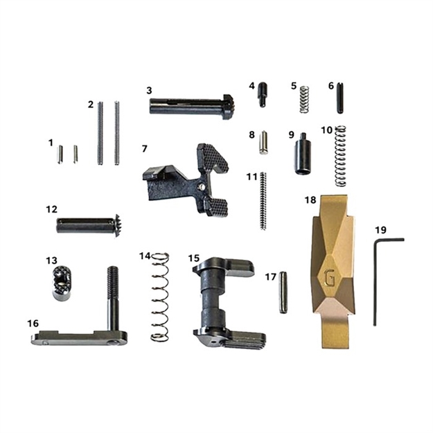 Picture of Ar-15 Ultra Duty Lower Parts Kit Ddc