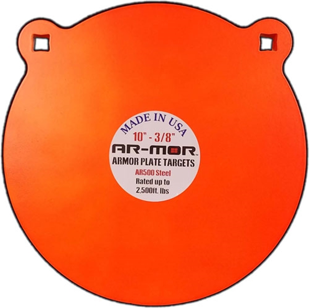 Picture of Ar-Mor 10" Ar500 Steel Gong 1/2" Thick Steel Orange Round