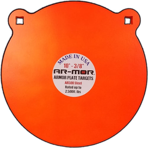 Picture of Ar-Mor 10" Ar500 Steel Gong 3/8" Thick Steel Orange Round 10TGT-375 766567477715