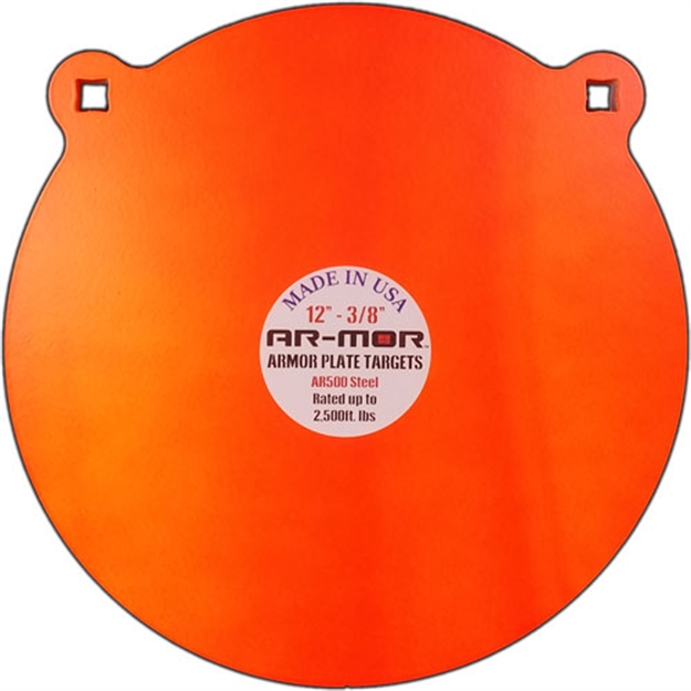 Picture of Ar-Mor 12" Ar500 Steel Gong 3/8" Thick Steel Orange Round 12TGT375 766567477746