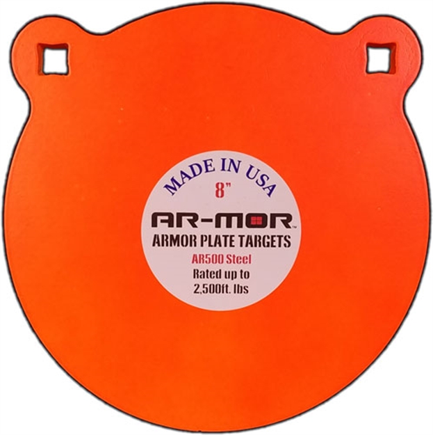 Picture of Ar-Mor 8" Ar500 Steel Gong 1/2" Thick Steel Orange Round
