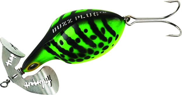 Picture of Arbogast Buzz Plug Topwater Buzz Bait, 2 7/8", 1 Oz, Firetiger, Floating