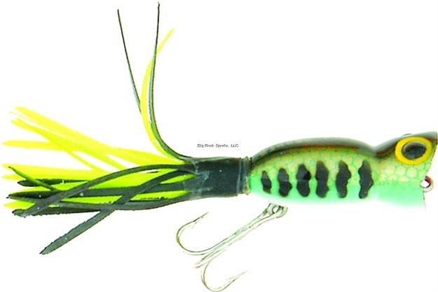 Picture of Arbogast Hula Popper Topwater Popper, 1 1/4", 3/16 Oz, Bass, Floating