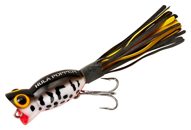 Picture of Arbogast Hula Popper Topwater Popper, 1 1/4, 3/16 Oz, Coach Dog Orange Belly, Floating