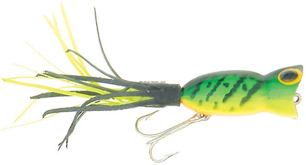 Picture of Arbogast Hula Popper Topwater Popper, 1 3/4", 1/4 Oz, Firetiger, Floating