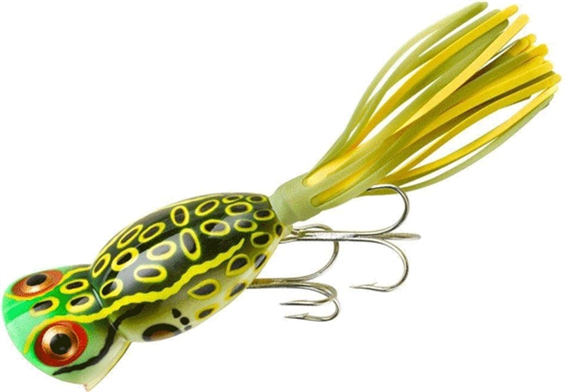 Picture of Arbogast Hula Popper Topwater Popper, 2 1/4", 5/8 Oz, Cricket Frog, Floating G750-508