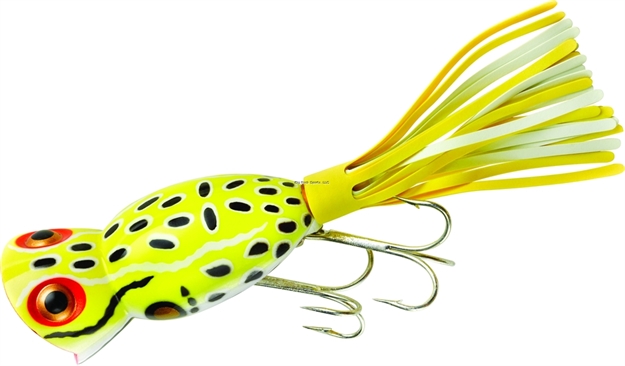 Picture of Arbogast Hula Popper Topwater Popper, 2 1/4", 5/8 Oz, Swamp Frog, Floating
