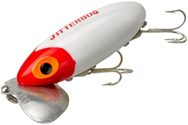 Picture of Arbogast Jitterbug Topwater Lure, 2 1/2", 3/8 Oz, Black, Floating G600-02