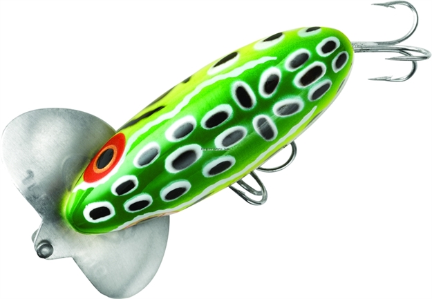 Picture of Arbogast Jitterbug Topwater Lure, 2 1/2", 3/8 Oz, Leopard Frog, Floating
