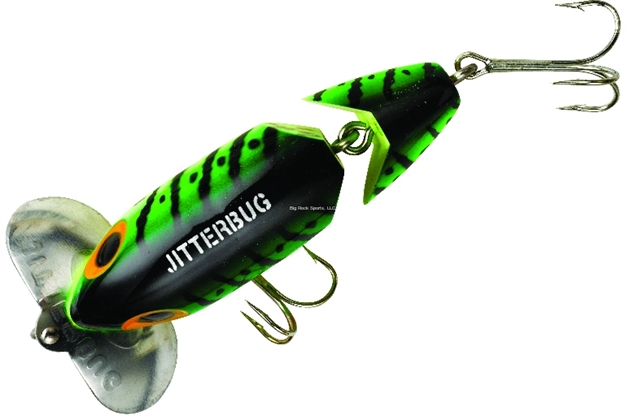 Picture of Arbogast Jointed Jitterbug Clicker, 3 1/2, 5/8 Oz, Fire Tiger
