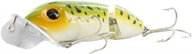 Picture of Arbogast Jointed Jitterbug Topwater Lure, 2 1/2", 3/8 Oz, Frog/White Belly, Floating G620-06